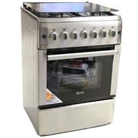 Ikon Cooking Range 57X57 IK-T574, 4 Burner - Silver