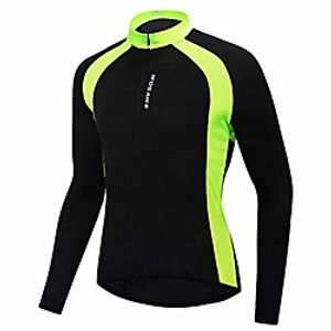 bicycle jersey,  cycling jersey men women quick dry breathable long sleeve bike shirt clothing bicycle riding running fitness activewear top Lightinthebox