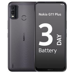Nokia G11 Plus, 64GB, 4GB, 4G, Charcoal Grey
