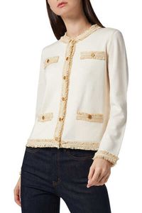 Kendra Raffia Cardigan