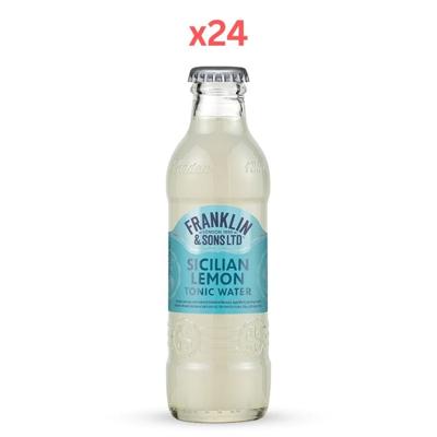 Franklin And Sons Sicilian Lemon Tonic Water 200Ml (Pack of 24)