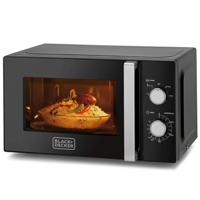 Black+Decker 20Liter Microwave Oven With Defrost Function 700Wattt - MZ2010P-B5