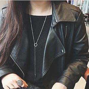 1PC Pendant Necklace For Women's Alloy Drop Vertical  Gold bar Lightinthebox