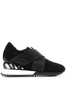 Le Silla crystal embellished sneakers - Black