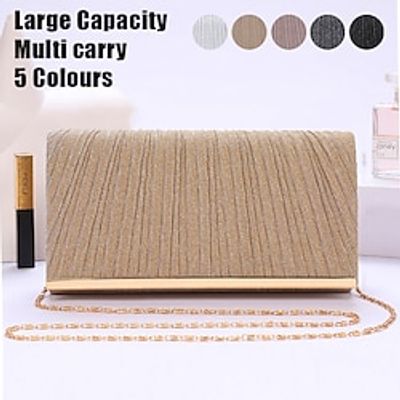 Women's Clutch Evening Bag Wristlet Polyester Party Christmas Holiday Sequin Chain Large Capacity Lightweight Durable Solid Color Blue gray Pretty pink Qiuyue Silver Lightinthebox Women's Clutch Evening Bag Wristlet Polyester Party Christmas Holiday Sequin Chain Large Capacity Lightweight Durable Solid Color Blue gray Pretty pink Qiuyue Silver Lightinthebox