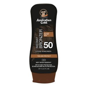 Australian Gold Lotion Sunscreen with Instant Bronzer SPF50 237ml