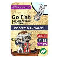 The Purple Cow Go Fish Pioneers and Explorers Card Game - thumbnail