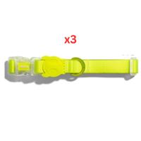 Zee Dog Neopro Lime Collar Large (Pack of 3)