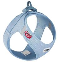 Curli Vest Harness With Curli Clasp Air Mesh For Dogs - Skyblue-Medium