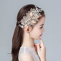 Kids Baby Girls' Show Dance Host Princess Little Girl Hairpin Hair Accessories Wreath Head Flower Super Fairy Elementary School Children Children's Headdress Girls Lightinthebox - thumbnail