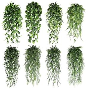 Artificial Plants Hanging Plastic Artificial Climbing Plants UV Resistant Indoor Outdoor Wedding Decoration miniinthebox