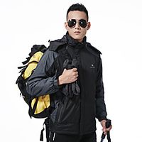 Men's Hoodie Jacket Ski Jacket Hiking Fleece Jacket Winter Outdoor Thermal Warm Windproof Fleece Lining Quick Dry Outerwear Windbreaker Trench Coat Skiing Ski  Snowboard Fishing Black male Red male Lightinthebox - thumbnail