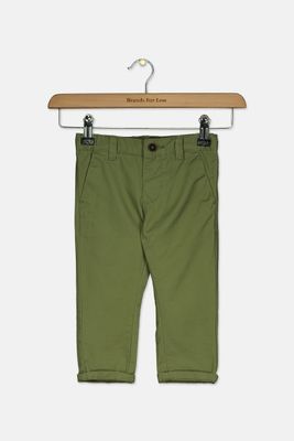 Toddler Boys Slant Pocket Chino Pants  Olive