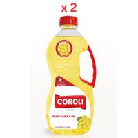 Coroli Pure Canola Oil, 1.5 Liters Pack Of 2