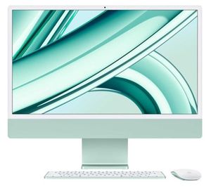 Apple iMac 2023, 24 inch Retina 4.5K Display, 10-core Apple M3 chip, 256GB , 8GB, Green, MQRN3 (Apple Warranty, English Keyboard)