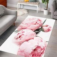 Peony Flower Area Rug Kitchen Mat Non-Slip Oil Proof Floor Mat Livingroom Rug Indoor Outdoor Mat Bedroom Decor Bathroom Mat Entrance Rug Door Mat Lightinthebox - thumbnail