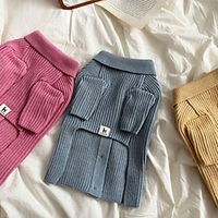 Dog Cat Coat Fashion Cute Outdoor Sports Winter Dog Clothes Puppy Clothes Dog Outfits Warm Yellow Pink Blue Costume for Girl and Boy Dog Polyester XS S M L XL Lightinthebox - thumbnail