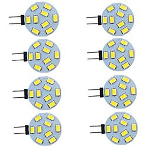 8pcs 2 W LED Bi-pin Lights 260 lm G4 9 LED Beads SMD 5730 Warm White Natural White White 9-30 V miniinthebox