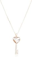 Swarovski Elements Women's 18K Gold Plated Key Necklace [SWR-013]