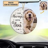 Personalized Acrylic Photo Ornament Memorial Personalized Custom Ornament Sympathy Gift - I Am Always With You miniinthebox