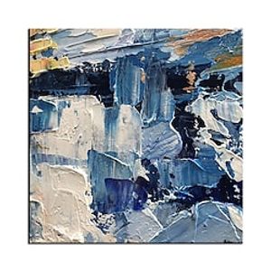 Oil Painting Hand Painted Square Abstract Landscape Contemporary Modern Rolled Canvas (No Frame) Lightinthebox