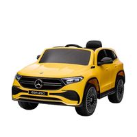 Megastar¬†Licensed Mercedes Benz Eqa Electric Toy Car Ride Battery Operated Car, Yellow - eqa652EL-yellow (UAE Delivery Only)
