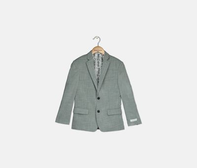 Big Boys Stretch Dobby Suit Jacket Dark Grey Big Boys Stretch Dobby Suit Jacket Dark Grey