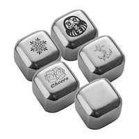 8 Pcs 304 Stainless Steel Ice Cubes For Quick Freezing Foreign Liquor Beer Whiskey Ice Tartar Set Bar And Household Metal Ice Cubes Valentine's Day for Him Lightinthebox - thumbnail