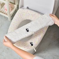2PC Toilet Cushion All-Season Universal Household Toilet Seat Cushion Winter Toilet Cushion Universal Toilet Cover Winter Toilet Washer miniinthebox - thumbnail