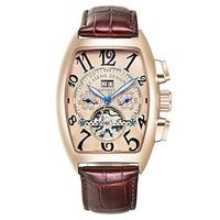 Caseno Design Automatic Mechanical Watch Men FMul1 Functions Tourbillon TOP Brand Men's Watches Luxury Moon Phase Male Watch miniinthebox - thumbnail