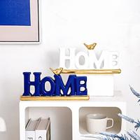 HOME Resin Letter Décor: Hand-Painted Resin Letters Crafted into Decorative Art Pieces - Ideal for Holiday Celebrations, Anniversaries, and Tabletop Decor Lightinthebox