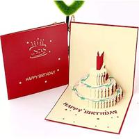 Pop Up Birthday Cards,Birthday Pop Up Greeting Cards Laser Cut Happy Birthday Cards Including Envelopes, Best For Mom,Wife,Sister, Boy,Girl,Friend Lightinthebox