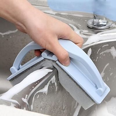 Foldable Tub Brush with Handle Bathroom Tile Brush, Kitchen Sink Brush Power Wash Pot Cleaning Brush Sponge Wipe miniinthebox