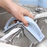 Foldable Tub Brush with Handle Bathroom Tile Brush, Kitchen Sink Brush Power Wash Pot Cleaning Brush Sponge Wipe miniinthebox - thumbnail