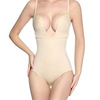 Thong Shapewear Bodysuit for Women Tummy Control Body Shaper U Plunge Fajas Colombianas Waist Trainer Corset miniinthebox - thumbnail