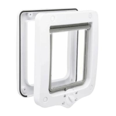 Trixie 4 Way Flap Door For Cats Grey - 20X22Cm Trixie 4 Way Flap Door For Cats Grey - 20X22Cm