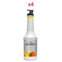 Monin Mango Fruit Mix - 1 Ltr Pack Of 4