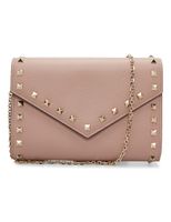 Rockstud Wallet with Chain Strap - Powder Pink - thumbnail