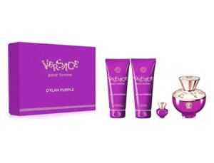 Versace Pour Femme Dylan Purple Edp 100Ml 4Pcs Set