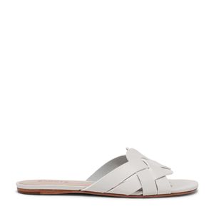 Woven leather sandals