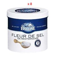 La Baleine Fleur De Sel Round Box Sea Salt 8X125G