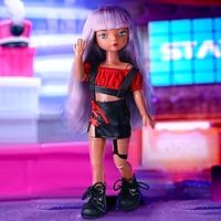 11inch Pi Shuai Doll - Purple Hair 360  Joint BJD Girl Interchangeable Doll Children's Toy Lightinthebox - thumbnail