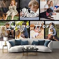 Customized Personalize Hanging Tapestry 7 Grids with Your Photo Wall Art Mural Decor Photograph Backdrop Home Bedroom Living Room Decoration Lightinthebox