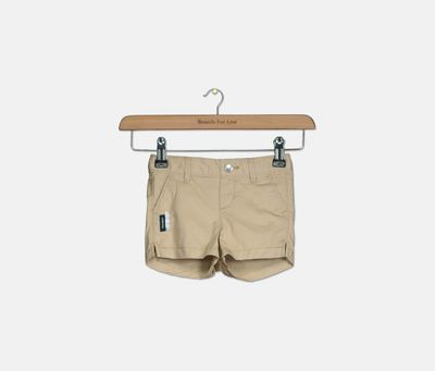 Toddler Girls Plain Pull On Short Tan Toddler Girls Plain Pull On Short Tan