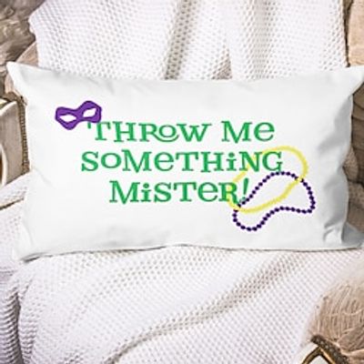 1PC Carnival Day Double Side Lumbar Pillow Cover Soft Decorative Rectangular Cushion Case Pillowcase for Bedroom Livingroom Sofa Couch Chair Lightinthebox