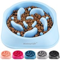 Slow Feeder Dog Bowls 2PCS Anti-Choking Puzzle Dog Food Bowls Anti-Slip Interactive Dog Feeding Bowls Slow Down Eating Bloat Stop Maze Dog Dishes for All Breeds Pets PurpleDarkBlue Lightinthebox - thumbnail