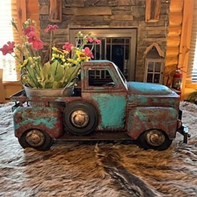 Retro Car Flower Pot Succulent Planter Retro Resin Craft Ornament for Home Garden Yard Decoration Lightinthebox