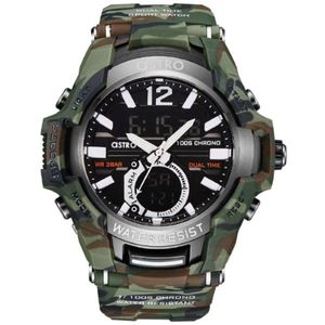Astro Mens Analog Digital Black Dial Watch A22801-PPHB