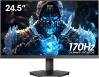 KOORUI Gaming Monitor 25 inch VA, Full HD 1920 x 1080, 170Hz, HDMI, 1ms, FreeSync & G-Sync Compatible, DisplayPort, Black - 25E3A