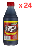 Datu Puti Soy Sauce, 385 Ml Pack Of 24 (UAE Delivery Only)